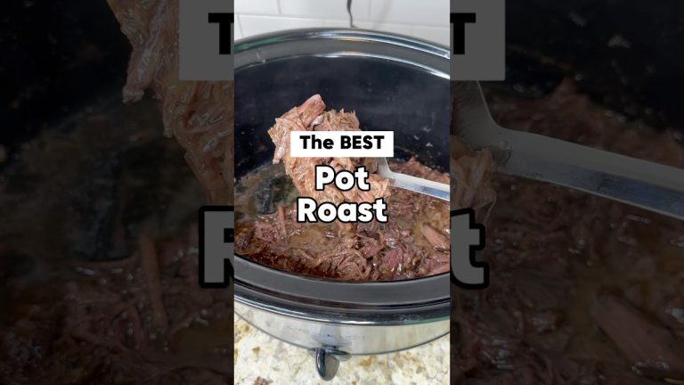 How To Make The BEST Pot Roast Easy Crockpot Meal Recipe Idea For Family Dinner #recipes #crockpot