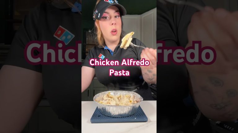 DOMINOS CHICKEN ALFREDO PASTA | SECRET RECIPE | COPYCAT RECIPE #food #recipe #shorts