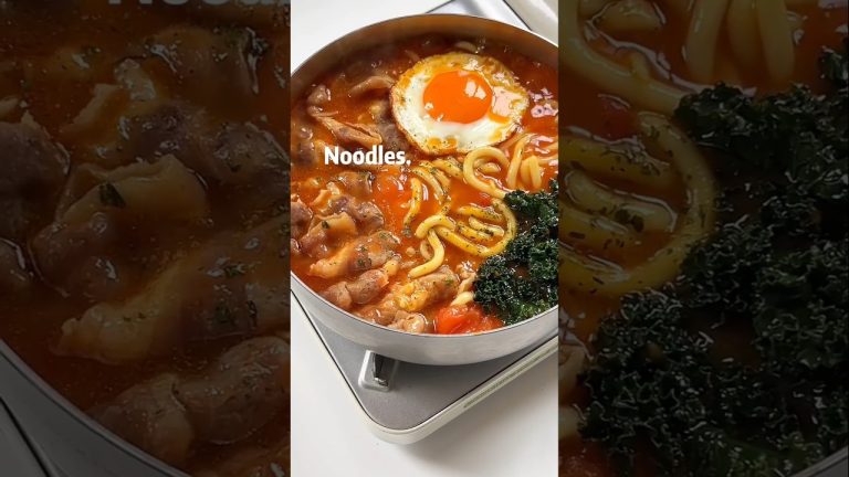 Forks down, chopsticks up—it’s udon o’clock! ⏰🍜✨ #noodles #recipe #udon #beef #comfortfood #shorts