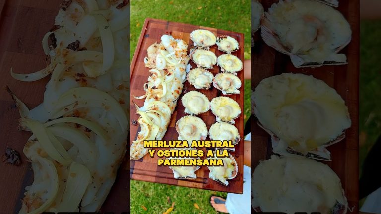 Merluza Austral y Ostiones a la Parmesana | PARRILLEROS