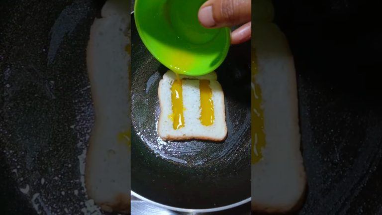 Tasty Anda bread morning breakfast recipe 😋 #shorts #egg #bread