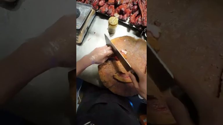 The business process of doing roast meat food