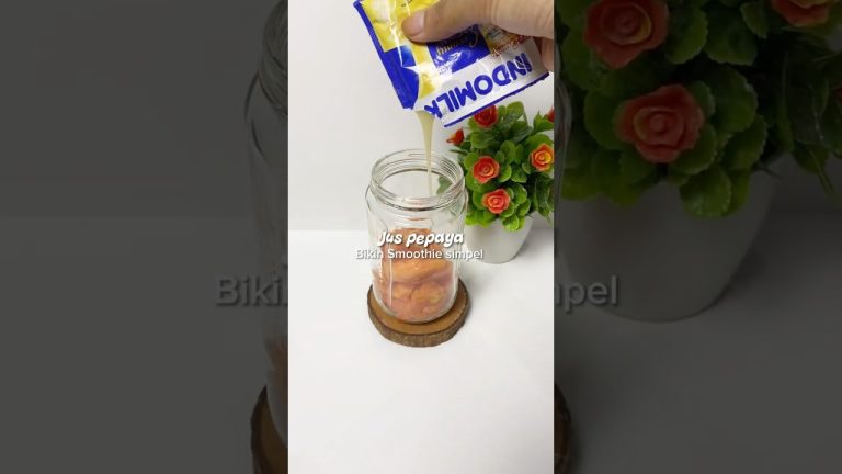 Smoothie pepaya 😍 #foodie #shake