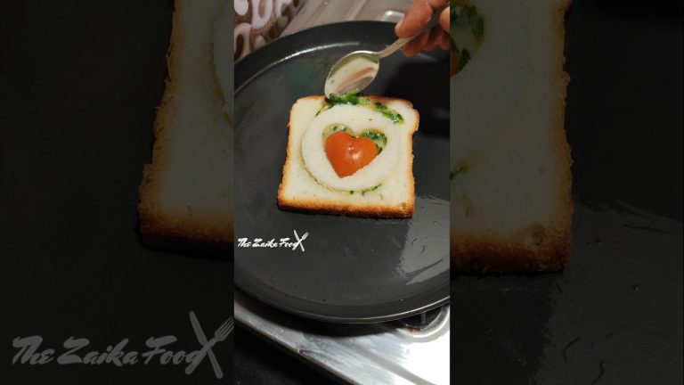 New style egg bread tomato recipe || #shortsfeed #recipe #cooking