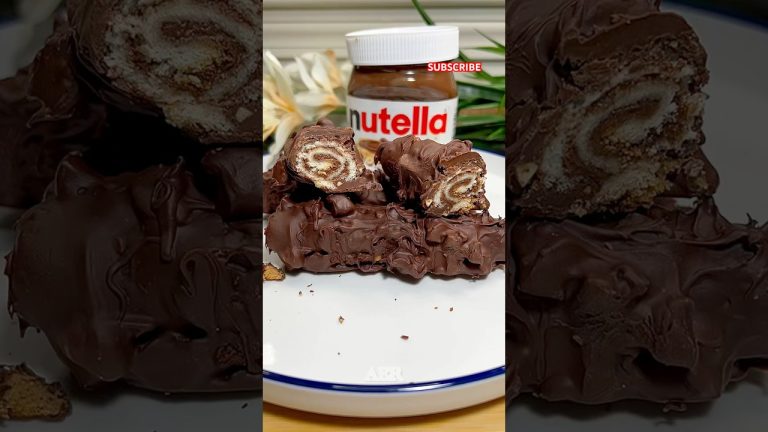 The Ultimate Nutella Chocolate Rolls !😍🤩 #shorts #viral #trending