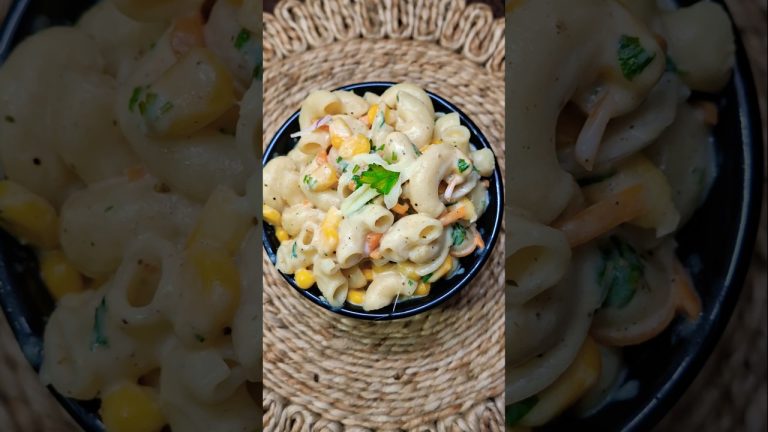 Cheese corn pasta #pasta #cheese #whitepastarecipe