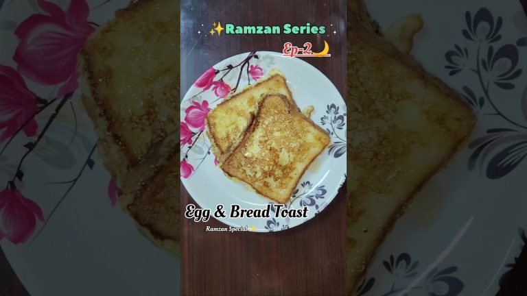 Egg and Bread Recipe 🥰| Egg Bread Recipe | Ep-2 ✨Ramzan Series #Shorts #eggbreadtoast #ytshorts #fyp