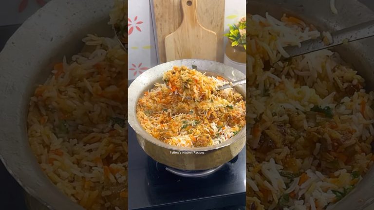 Soya Biryani which tastes 99% close to Chicken Biryani 🤔#shorts #short #cooking #recipe