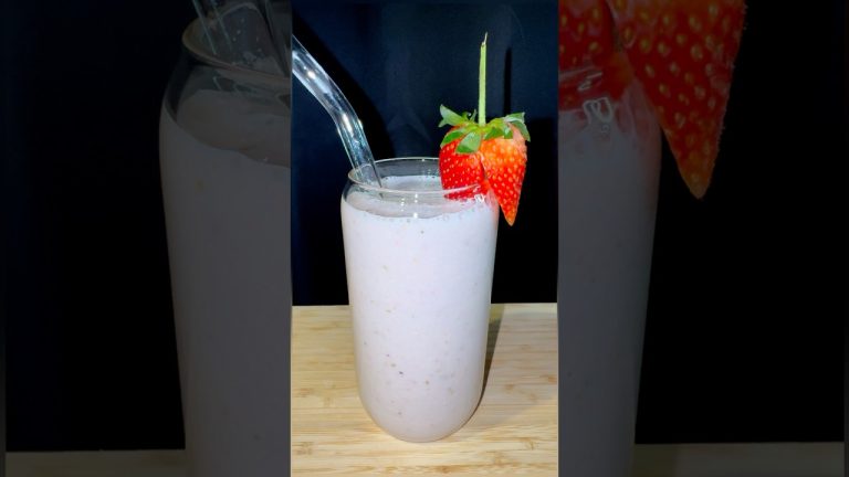 Strawberry Pear Smoothie #shorts