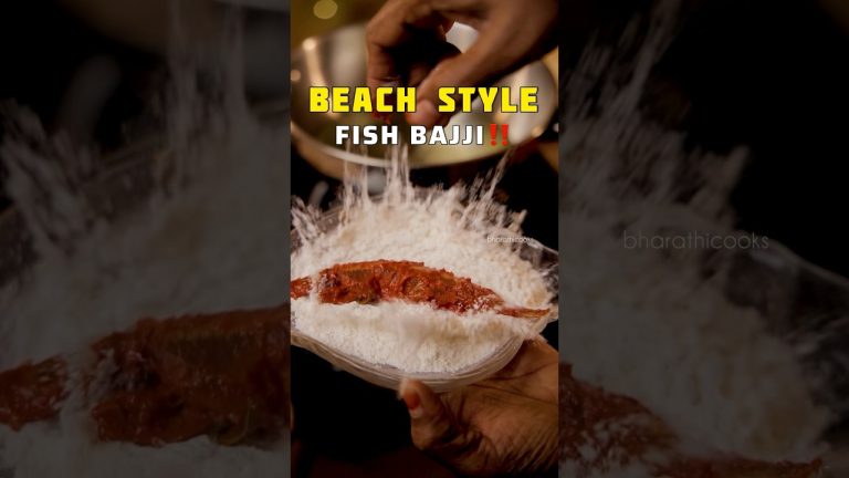 Marina Beach Fish Fry | Fish Fry Recipe | Nethili fry | Nethili fish fry #bharathicooks #fishfry