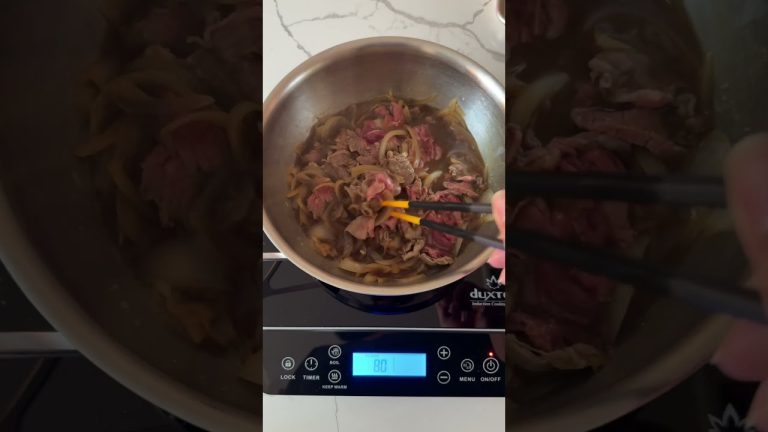 Gyudon (Japanese Beef Rice Bowl)  #cooking #japanesehomecooking #japanesefood