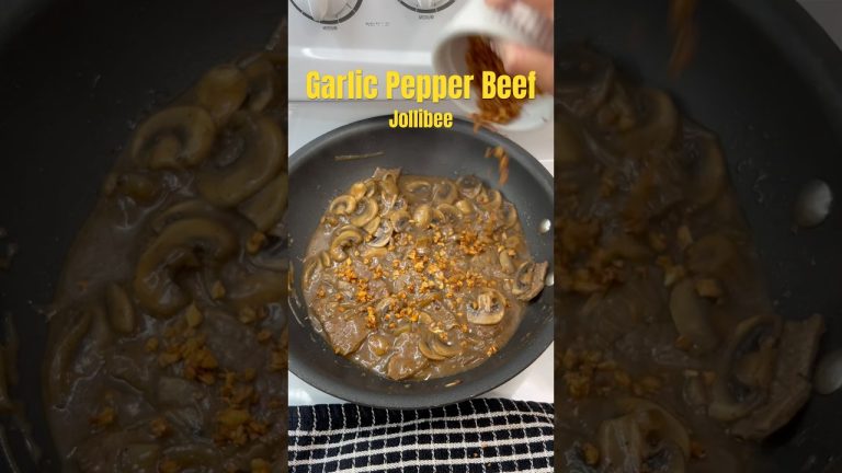 Garlic Pepper Beef | Jollibee Style Recipe | Easy and Delicious Homemade Version #garlicpepperbeef