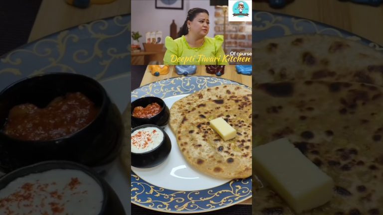 Bharti Singh's Favourite Gobhi Paratha😋#shorts#youtubeshorts#shortsfeed#food#recipe#cooking#ytshorts