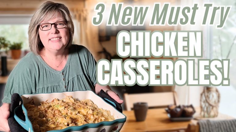 3 Mind-Blowing Chicken Casseroles You’ve NEVER Tried!