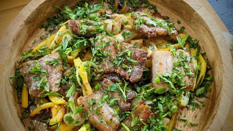 The Secret to Perfect Pork Belly for Potatoes – Watch Till the End! 🎥🍖