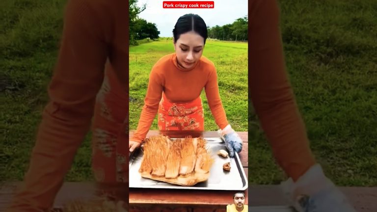 Cooking Pork crispy recipe #egg #shortsfeed #shorts #cookrecipe #food #delicious #mukbang @rabi196