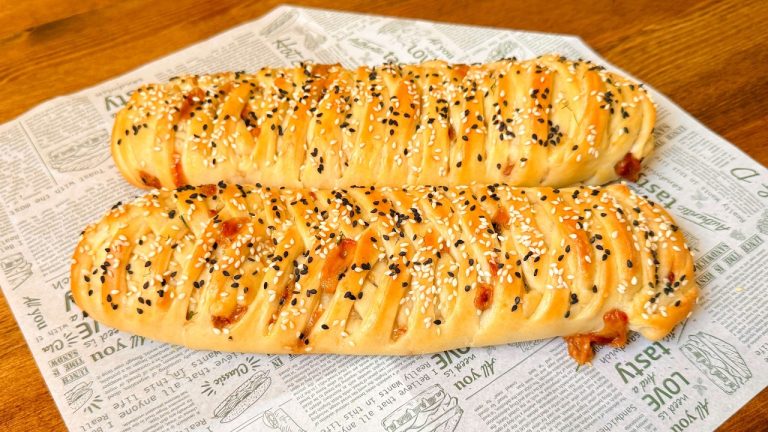 Chicken Bread Recipe | Braided Chicken & Cheese Bread | Bread Recipes