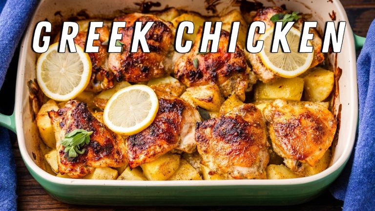 Greek Lemon Chicken and Potatoes – The Best One Pan Dinner You'll Ever Make