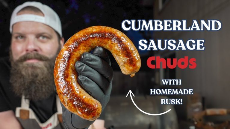 A Very Flavorful Unique Sausage! | Chuds BBQ