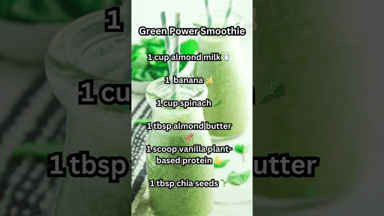 Get The Best Green Power Smoothie For Your Daily Boost