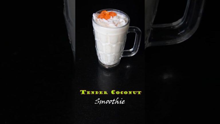 “Chill out with this refreshing Tender Coconut Smoothie! 🥥❄️ #RJFoodParadise #shorts