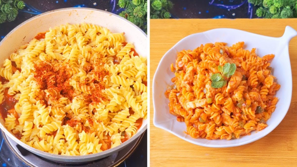 চিকেন পাস্তা রেসিপি | Chicken Pasta Recipe | Pasta Recipe | Chicken