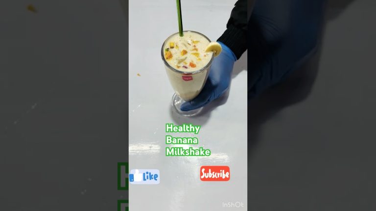 Healthy Banana shake ASMR | #shorts