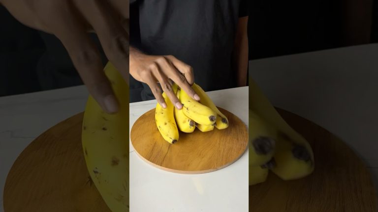 Healthy banana milkshake 🍌 #asmr #cooking #shake #food #trend #shorts