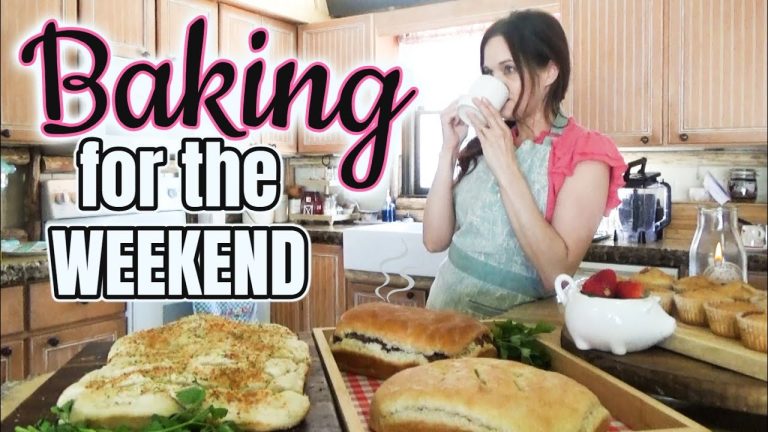 Baking Marathon on a Snowy Morning | 4 Homemade Bread Recipes to make on a Cozy Kitchen Day