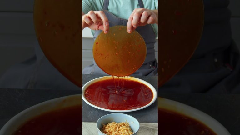 The powers of rice paper dumplings & rice paper chips combine! 💥 #shorts