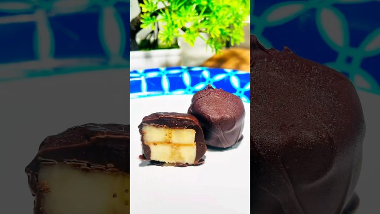 ⚡️Quick,Healthy,and Frozen Banana Bites to Satisfy Your Sweet Tooth🤤✨#shorts #trending #shortsfeed