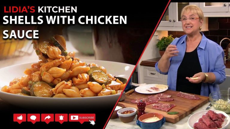 Shells with Chicken Sauce