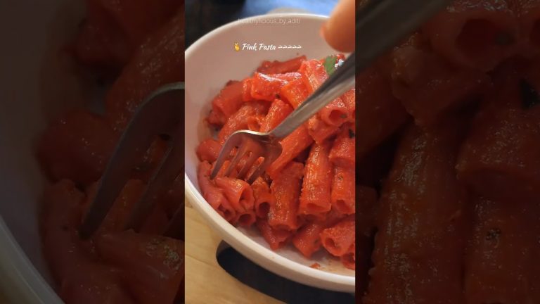Pink Pasta Recipe | Beetroot Pasta #shorts #pasta #shortsfeed #ytshort @HealthyliciousByAditi