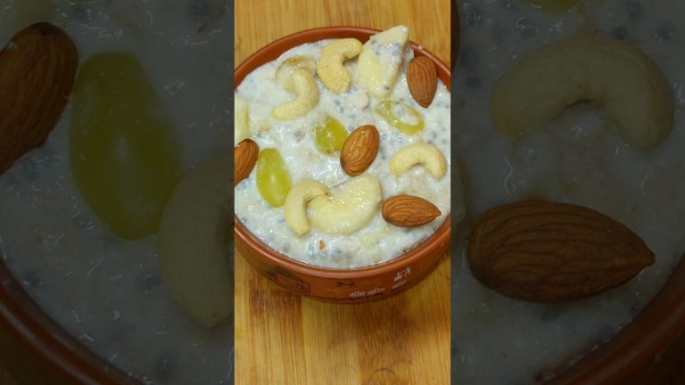 శరీరానికి చలువ చేసే ఓట్స్ స్మూతి#curd dryfruit oats#shorts#arunasvegkitchens