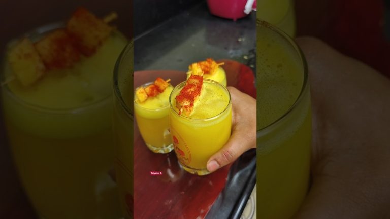 Ramzan special pineapple juice Recipe#shots #Ramzan #viral