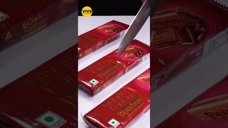 Dark Fantasy Bourbon Milkshake #shorts #asmr #vivscooking