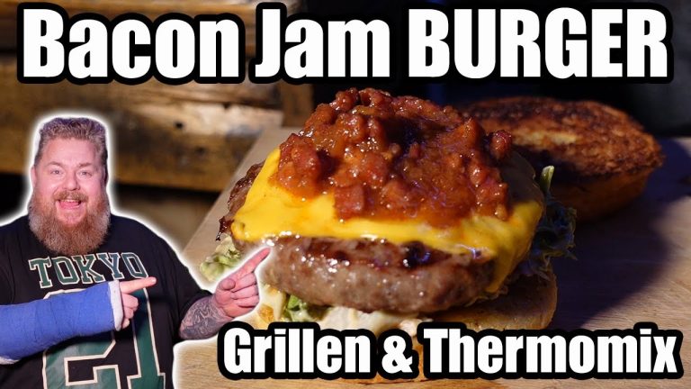 Bacon Jam BURGER – Grillen & Thermomix perfekt kombiniert! 🍔🔥