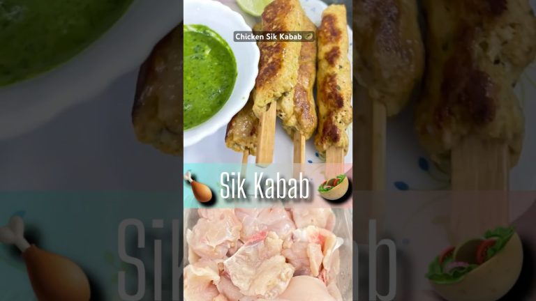 Chicken Sik Kabab 🥙 #ytshorts #shorts #kabab