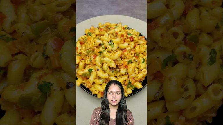 वेज मैकरोनी बनाने का सबसे आसान तरीका Veg Macaroni Recipe #macaroni #viral #trending #shorts