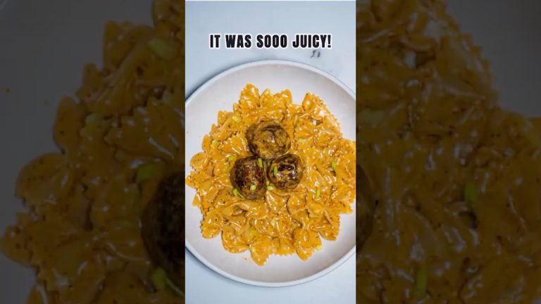 Quick & Easy Lamb Meatballs and Pasta Recipe