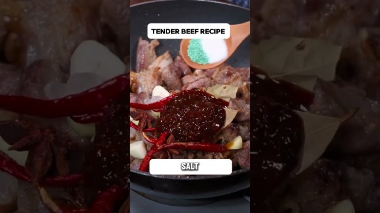 HOW TO MAKE TENDER BEEF RECIPE