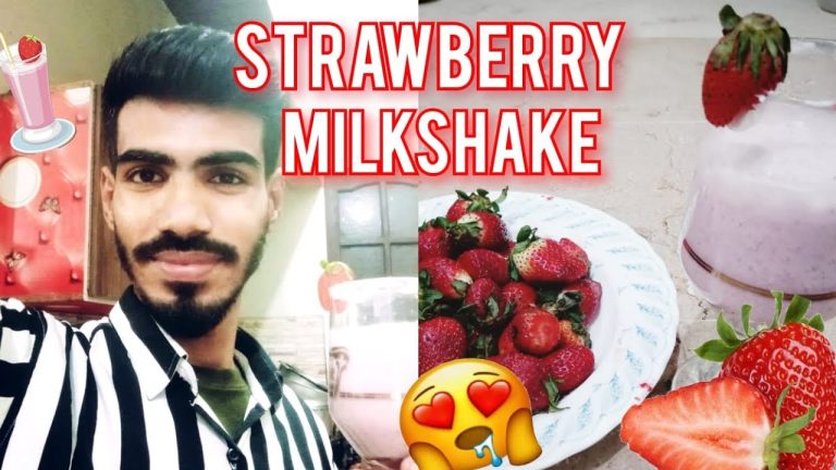 Creamy Strawberry Milkshak Recipe / Ramadan 2025 Recipe / How To Make Strawberry Milks