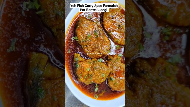 Jo Bhi Khaega Farmaish Par Bss Yehi Fish Curry Banwaega | Fish Curry #new #shorts