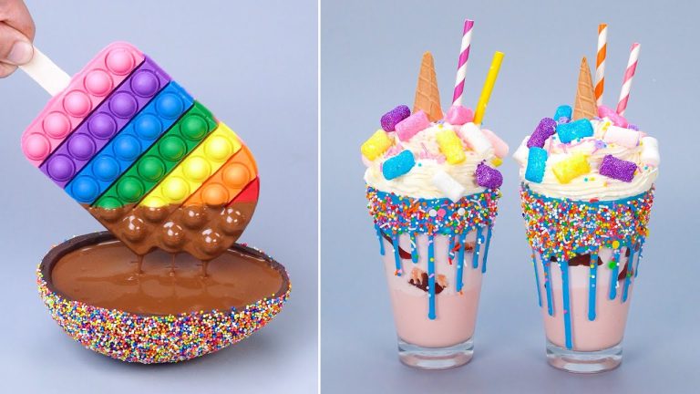 Most Satisfying Rainbow Cake Decorating Ideas | Fancy and Yummy Dessert Recipes