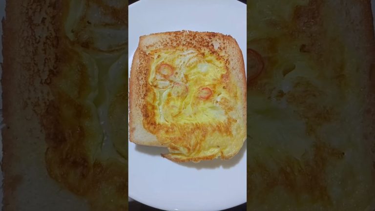 Tasty eggs bread with breakfast recipe 😋 #shorts #anda #bread