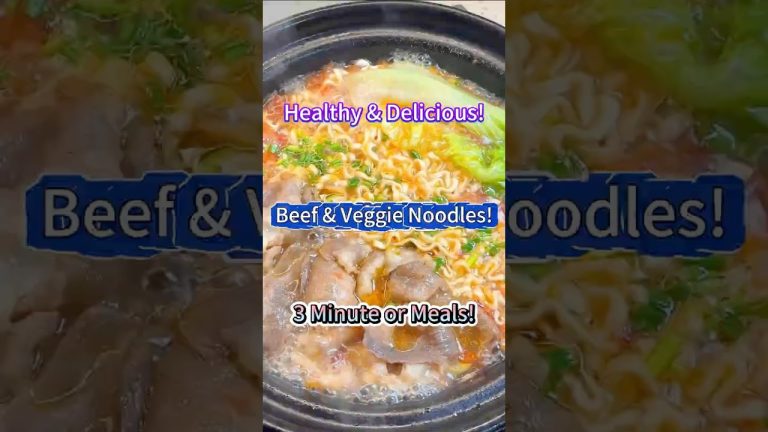 Instant Noodles Like You’ve Never Seen Before: Healthy & Delicious | نودلز فورية كما لم ترها من قبل: