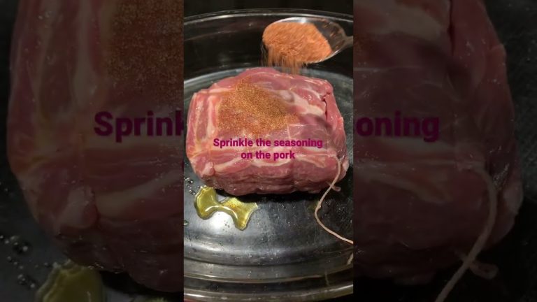 Slow Cooked Pork Shoulder #shorts#pork#ovenbaked