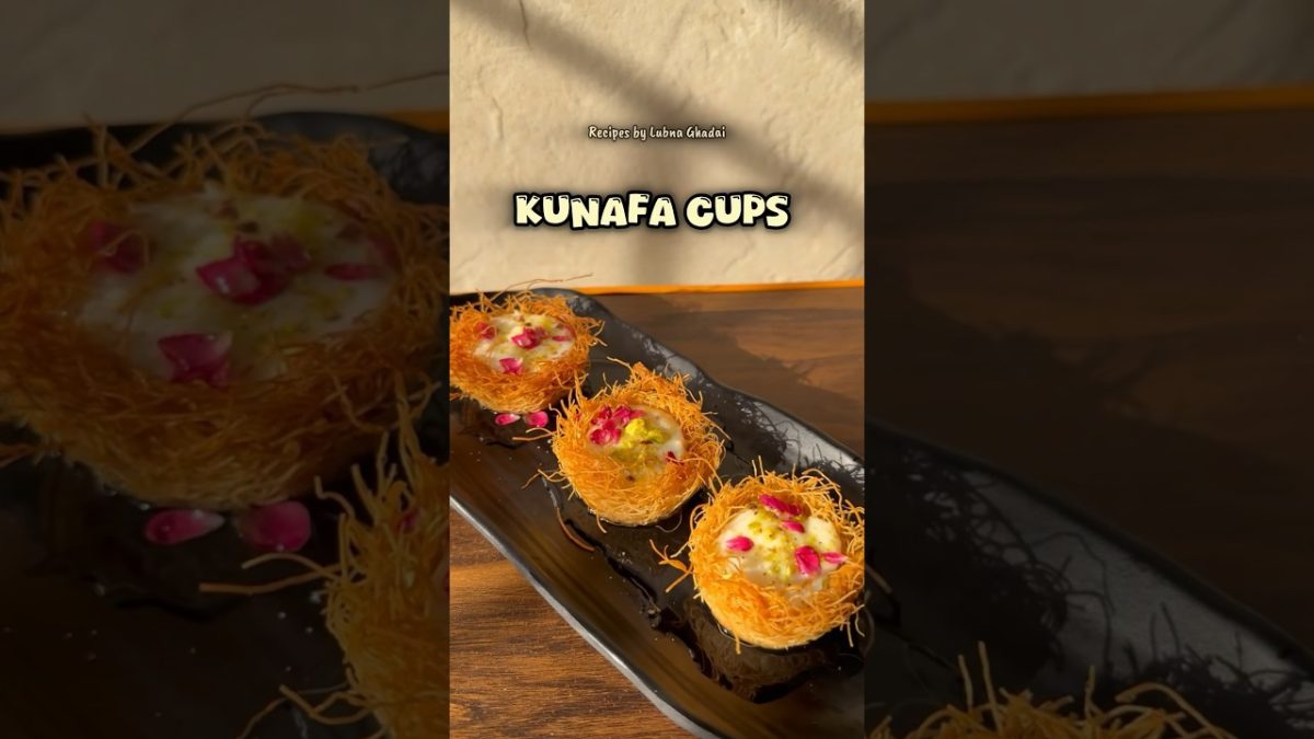 Kunafa Cups | Kunafa with a twist | Kunafa nest #kunafa # #kunafarecipe #ramadanrecipes