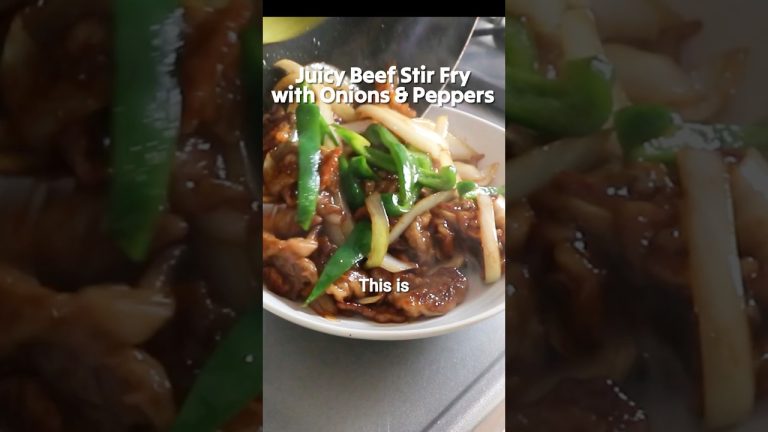 15-Minute Juicy Beef Stir Fry with Oyster Sauce! Quick & Easy Dinner