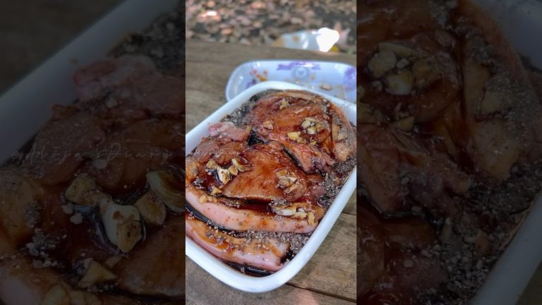 HOW TO PREPARE MARINATED PORK CHOPS FOR AIR FRYING OR GRILLING